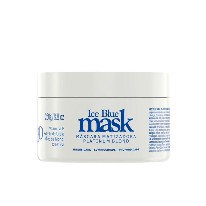 Ice Blue Mask 3D Professional LUSTY (Máscara Matizadora Platinum Blond) 250g