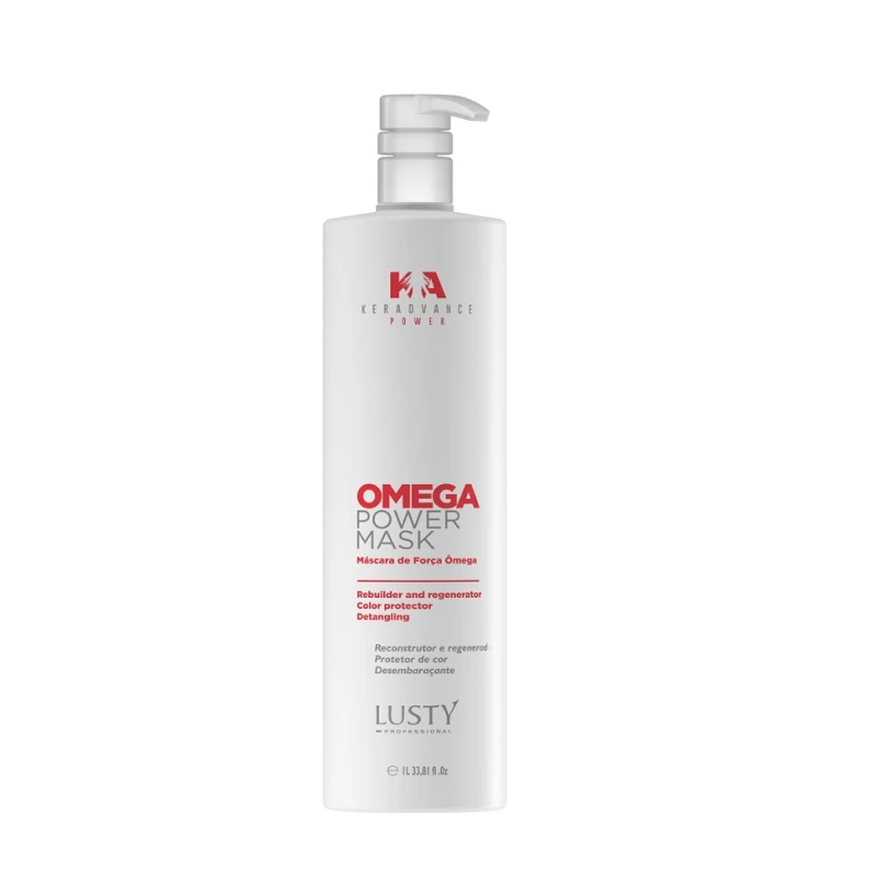 OMEGA POWER MASK Professional - (Máscara Reconstrutora Instantânea) pH 3,5-4,5 - 1 L
